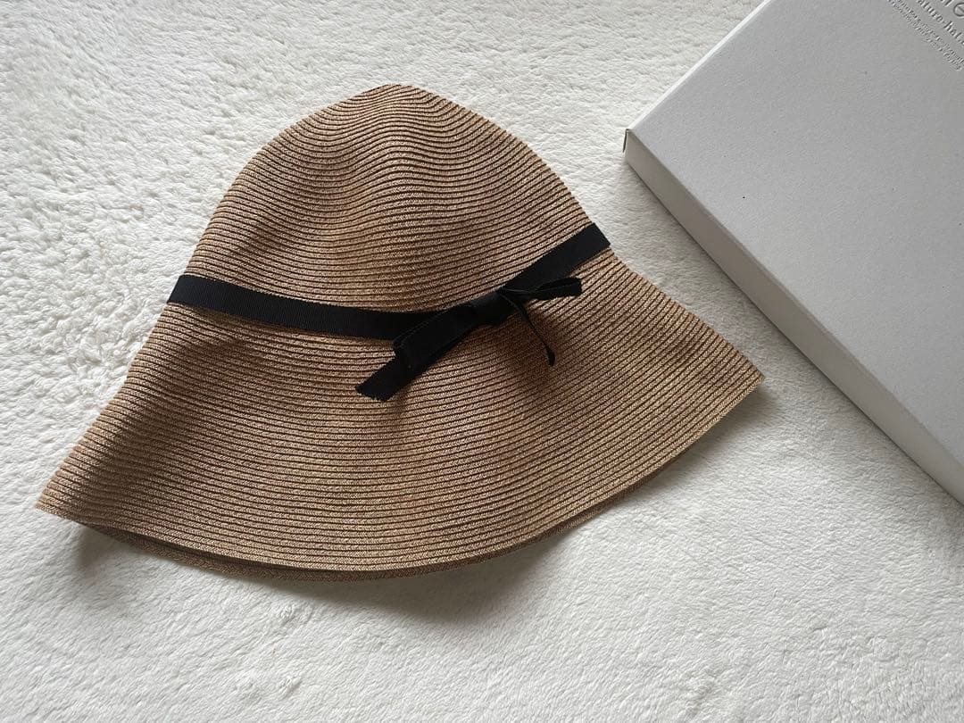 未使用Mature ha マチュアーハ BOXED HATボックスハット11cm