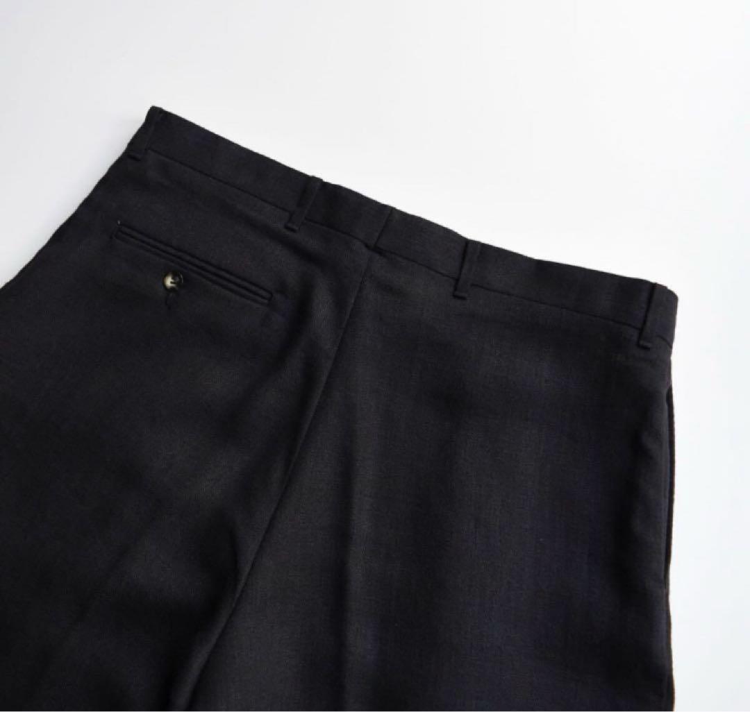 80s SITY STREETS USA製 ツータック スラックス W34L30