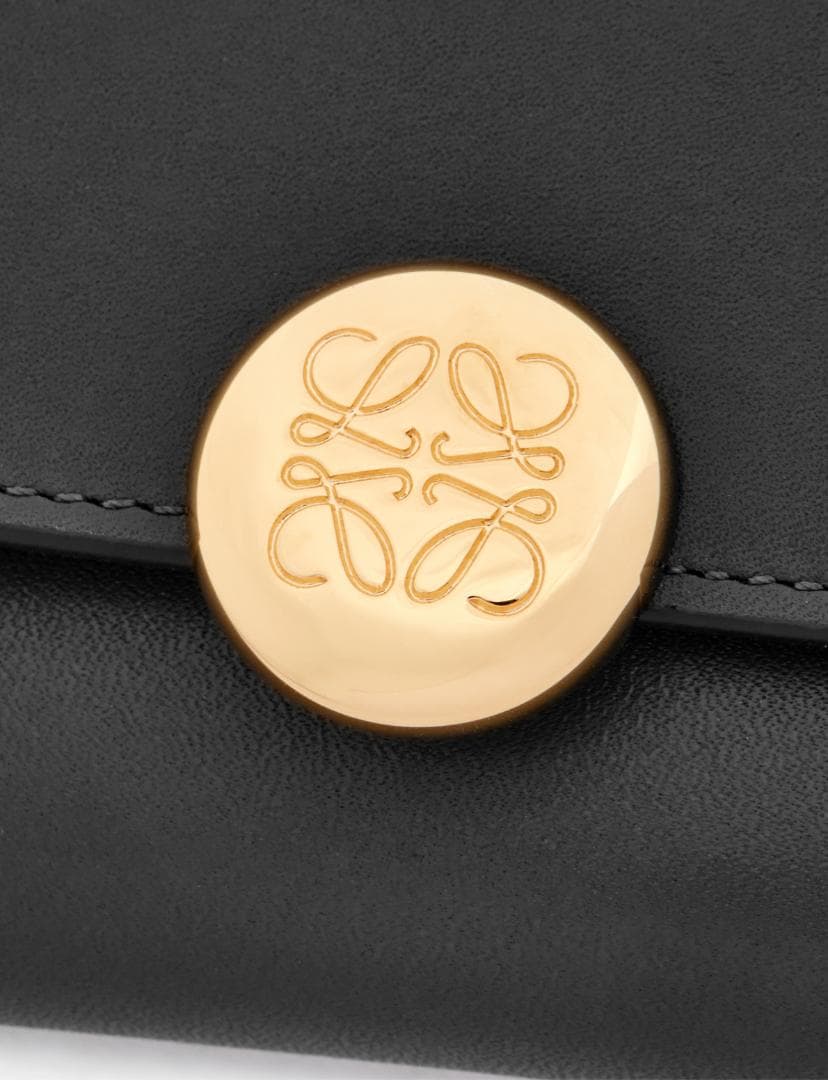 【未使用品】LOEWE ロエベ ペブル バーティカル ウォレット スモール