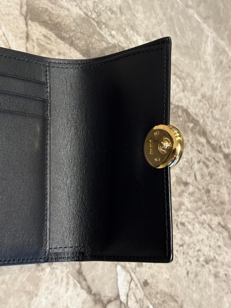 【未使用品】LOEWE ロエベ ペブル バーティカル ウォレット スモール