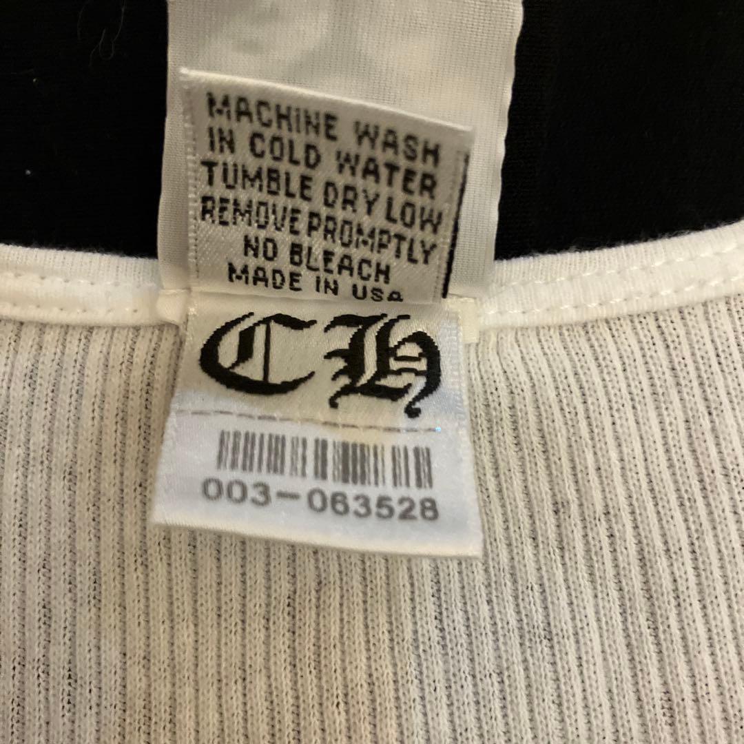 CHROME HEARTS リブ編みタンクトップ