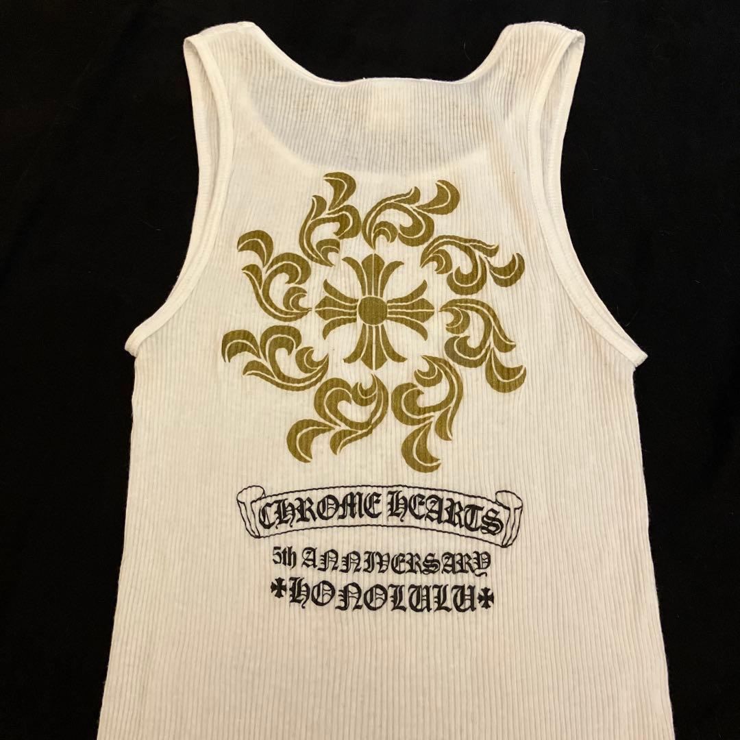 CHROME HEARTS リブ編みタンクトップ
