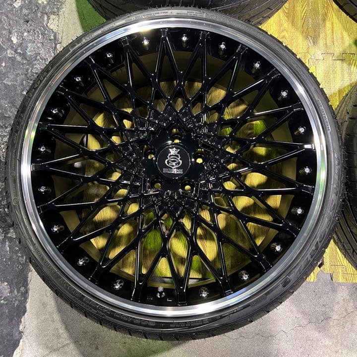 22インチ 30アルファードJM-20 アルミホイール タイヤ4本セット 458