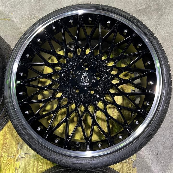 22インチ 30アルファードJM-20 アルミホイール タイヤ4本セット 458