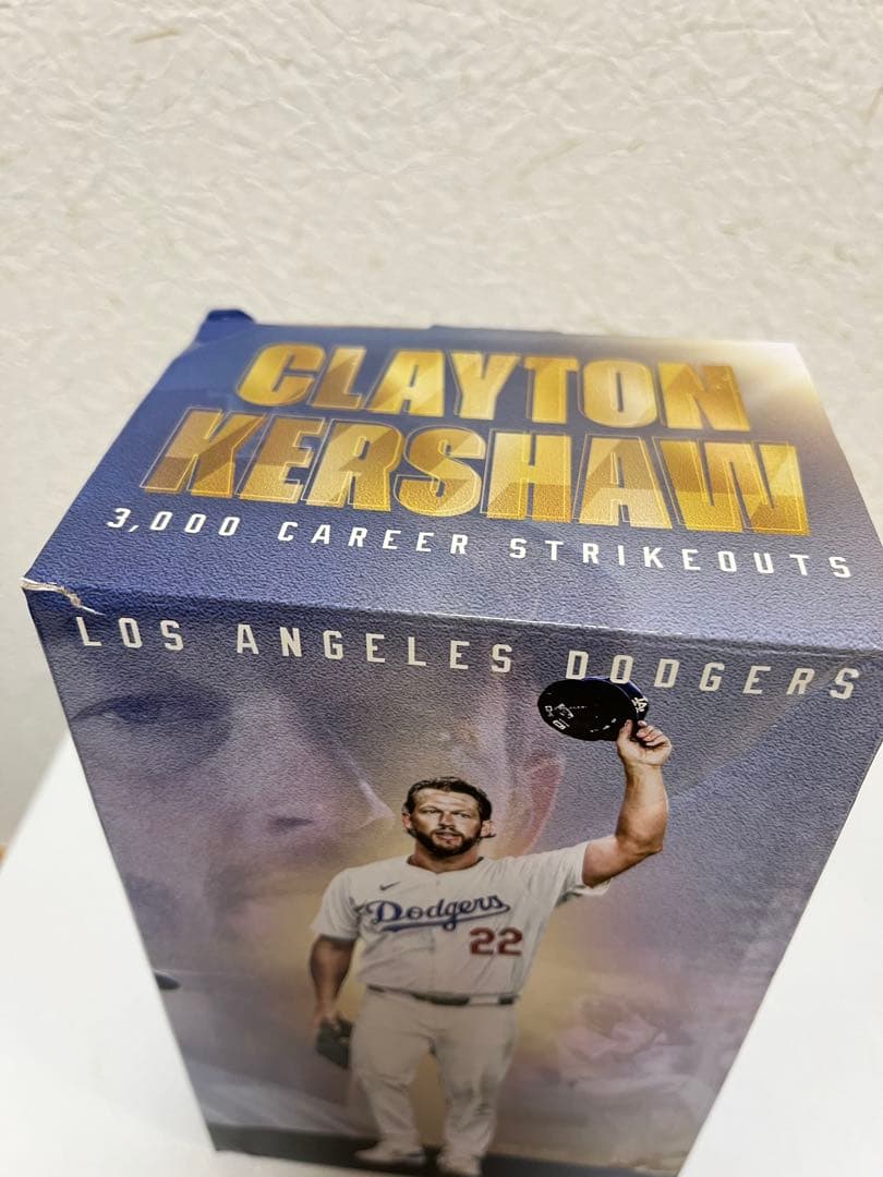 クレイトン・カーショウ　ボブルヘッド 3000奪三振ドジャーズ限定非売品