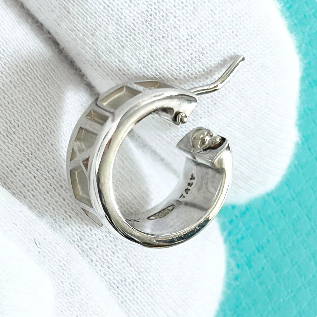 【美品】ティファニー アトラス フープ ピアス 片耳SV925 y2k