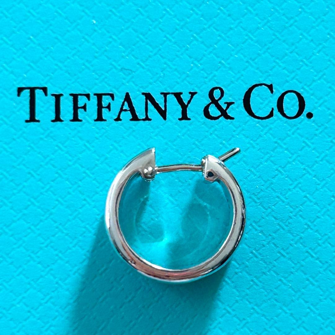 【美品】ティファニー アトラス フープ ピアス 片耳SV925 y2k