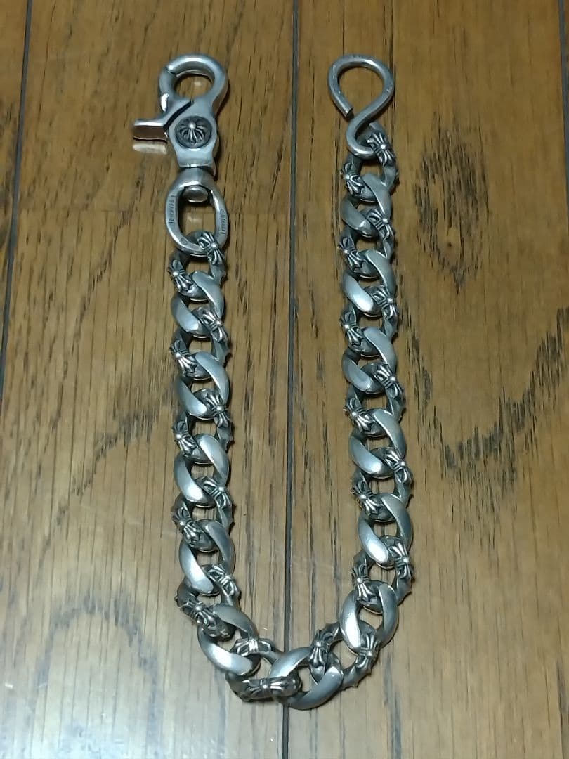 原本無修正 クロムハーツ ファンシーウォレットチェーン 1クリップショート