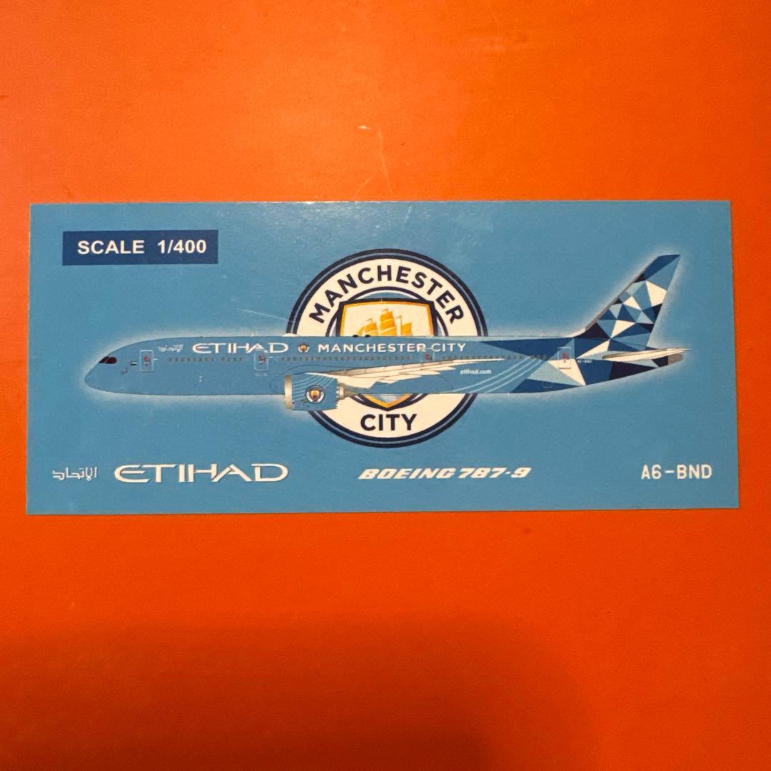 メ*3様 ETIHAD Boeing 787-9 Manchester City