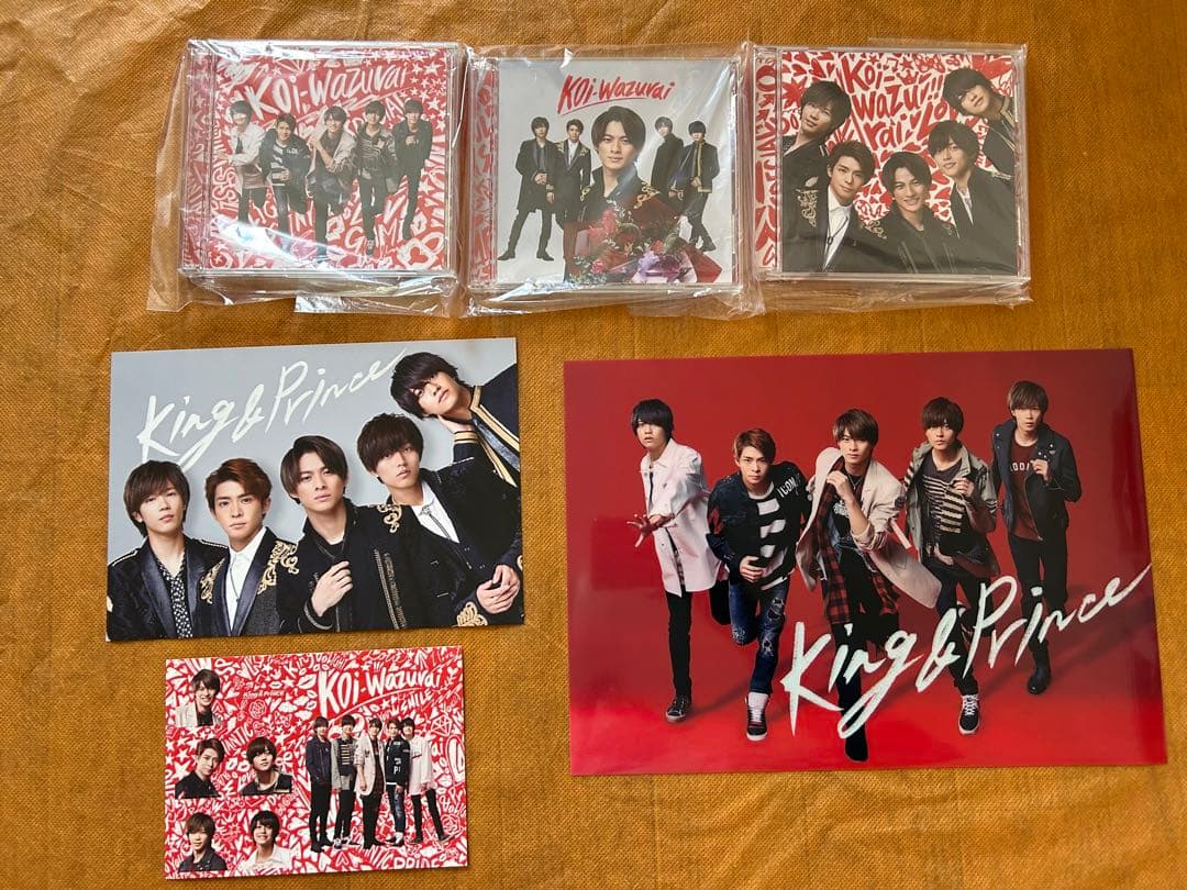 King&Prince CD・ライブブルーレイ・カレンダー など まとめ売り