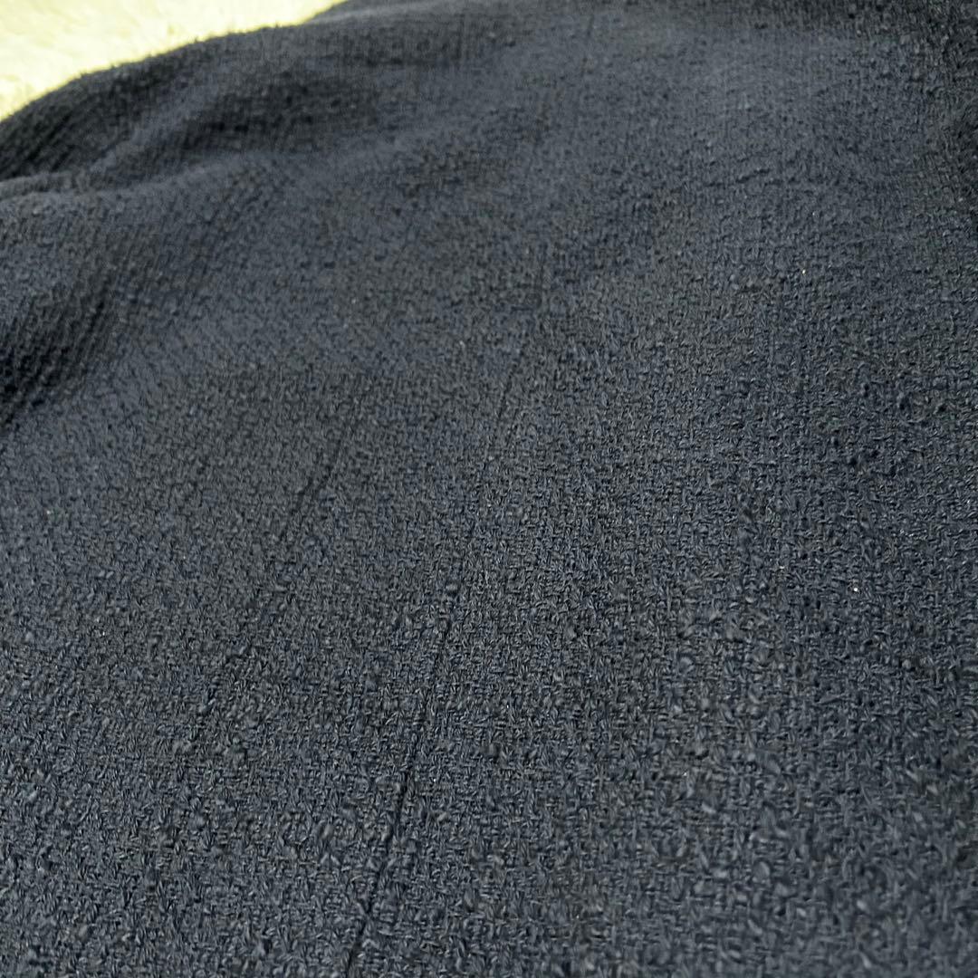 【美品】Deuxieme Classe chain ツイード ジャケット　紺