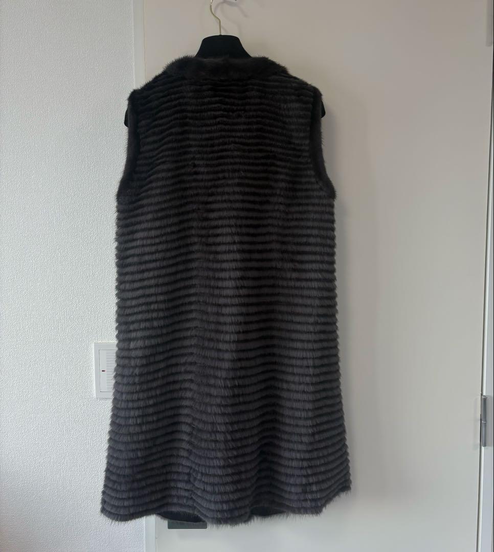 riko！近年デザイン コペンハーゲン ミンク ロングジレ ベスト