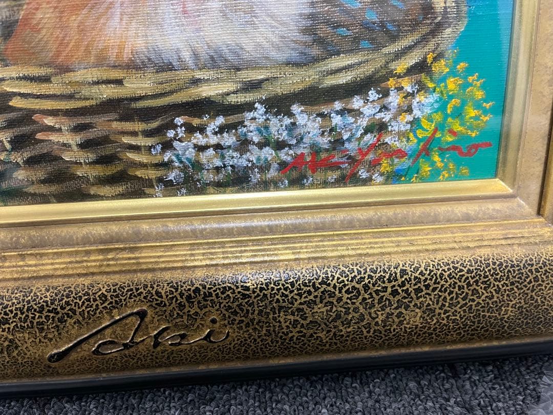 専用　八代亜紀さん絵画　『チワワ』