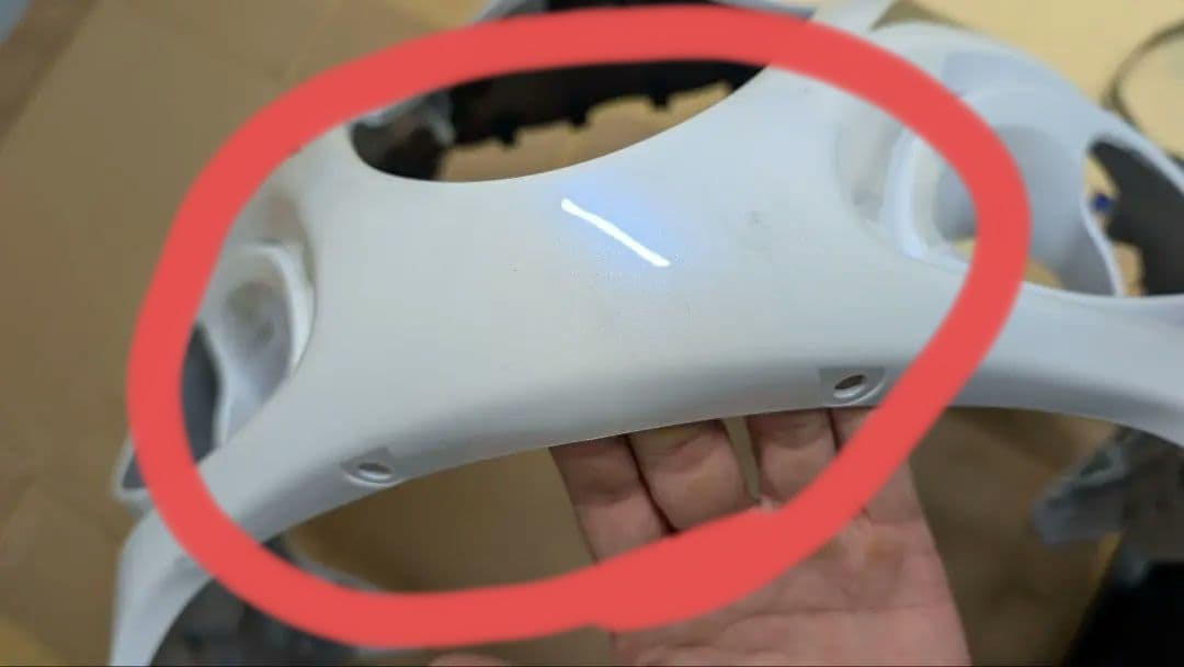 スズキ 隼 2012年 ホワイト アッパーカウル