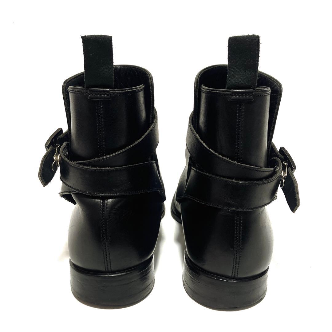 あ*ぇ様 BURBERRY バーバリー　ブラック ジョッパーブーツ　アンクルスト