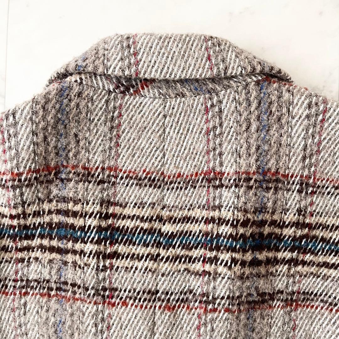 美品♪スピックアンドスパン　イタリア製生地　チェスターコート　ウール　ゆったりS