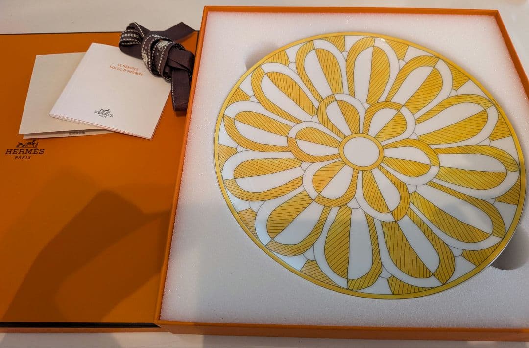 エルメス　ソレイユ　デザートプレート　2枚