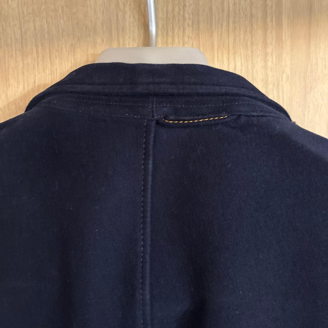 ネイビー テーラードジャケット ゴールドボタン