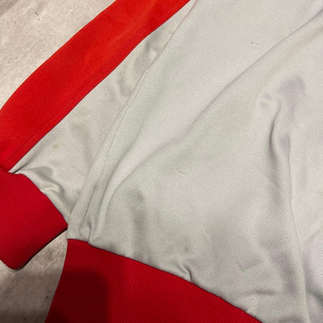 貴重 6号 80s adidas西ドイツ デサント製 ジャージ グレー 別注