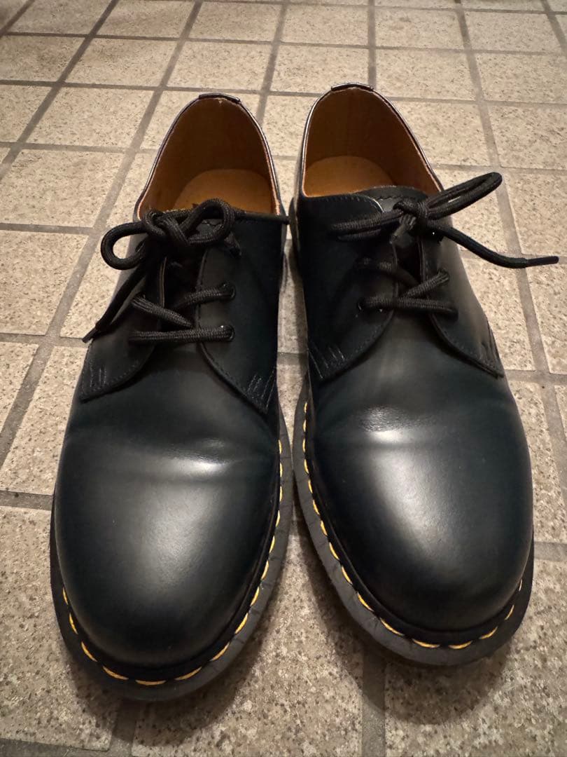 Dr.Martens 3ホールシューズ　ダークグリーン　27センチ
