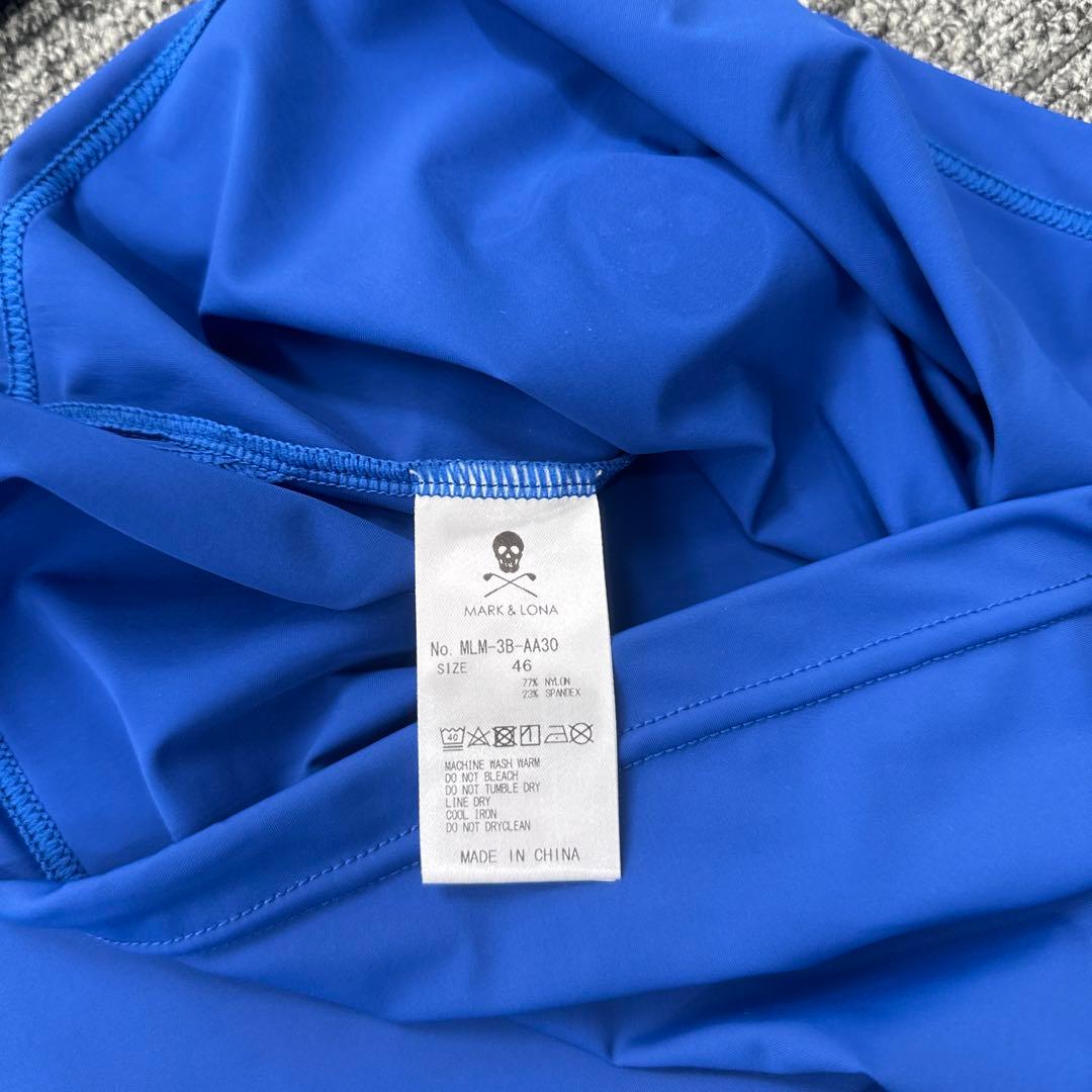 マークアンドロナ　カットソー　ブルー