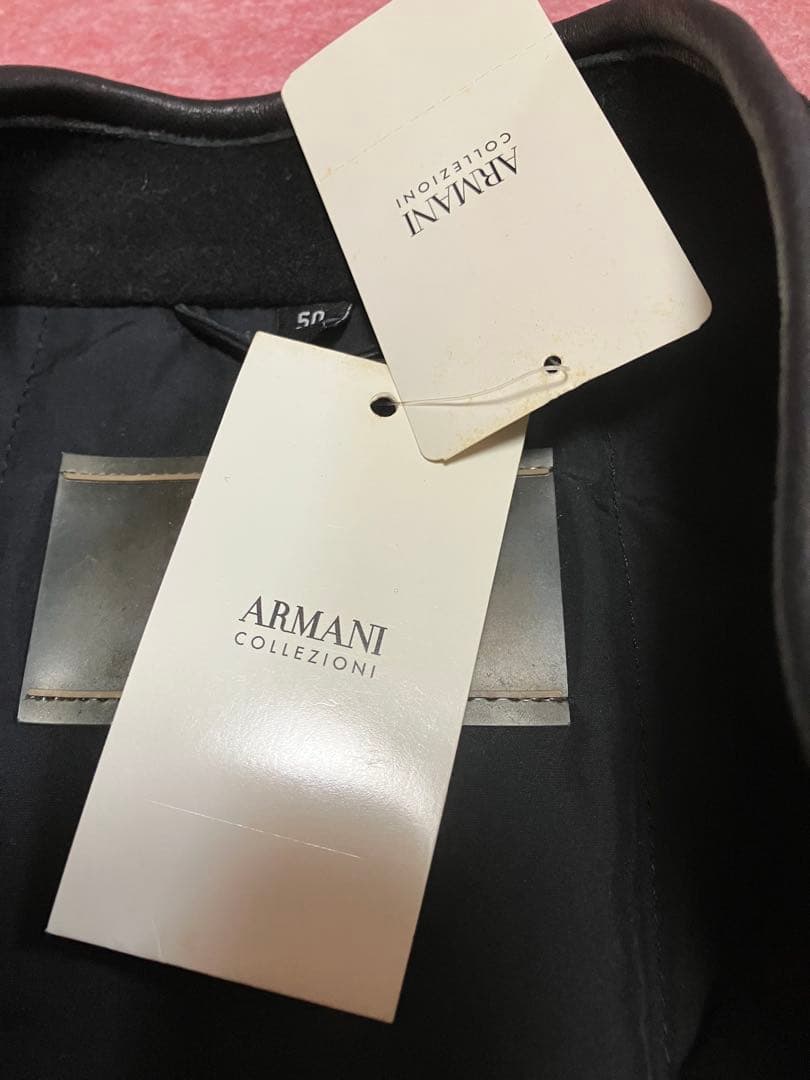 [新品未使用]ARMANI COLLEZIONI ブラック ジャケット 50