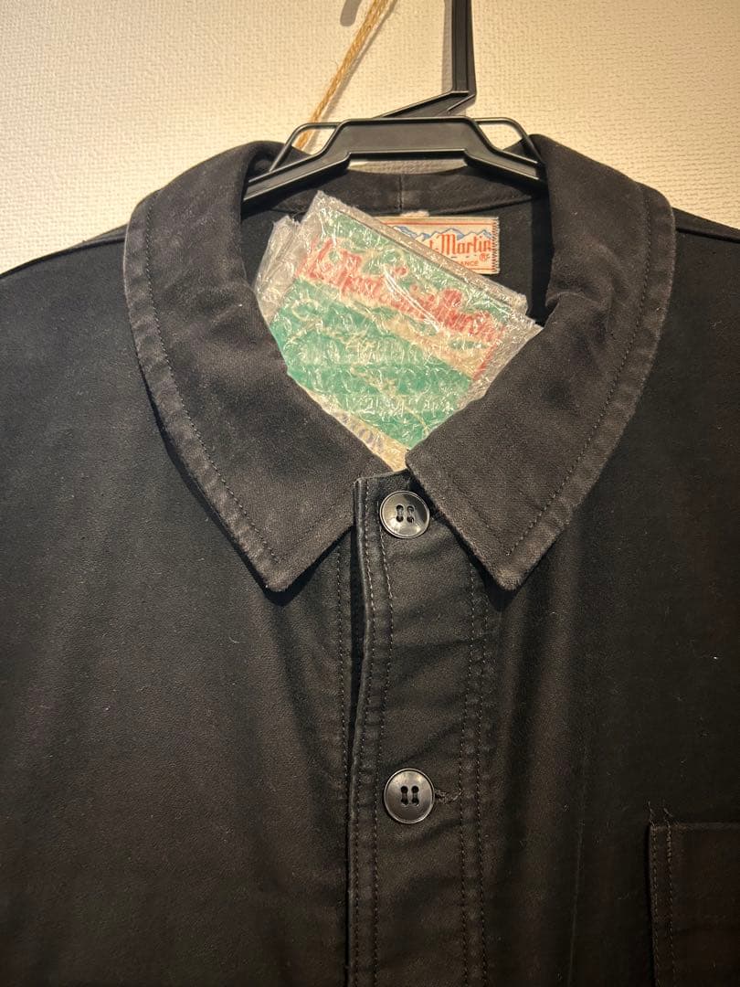 ジャケット・アウター 70's LE MONT SAINT MARTIN BLACK MOLESKIN
