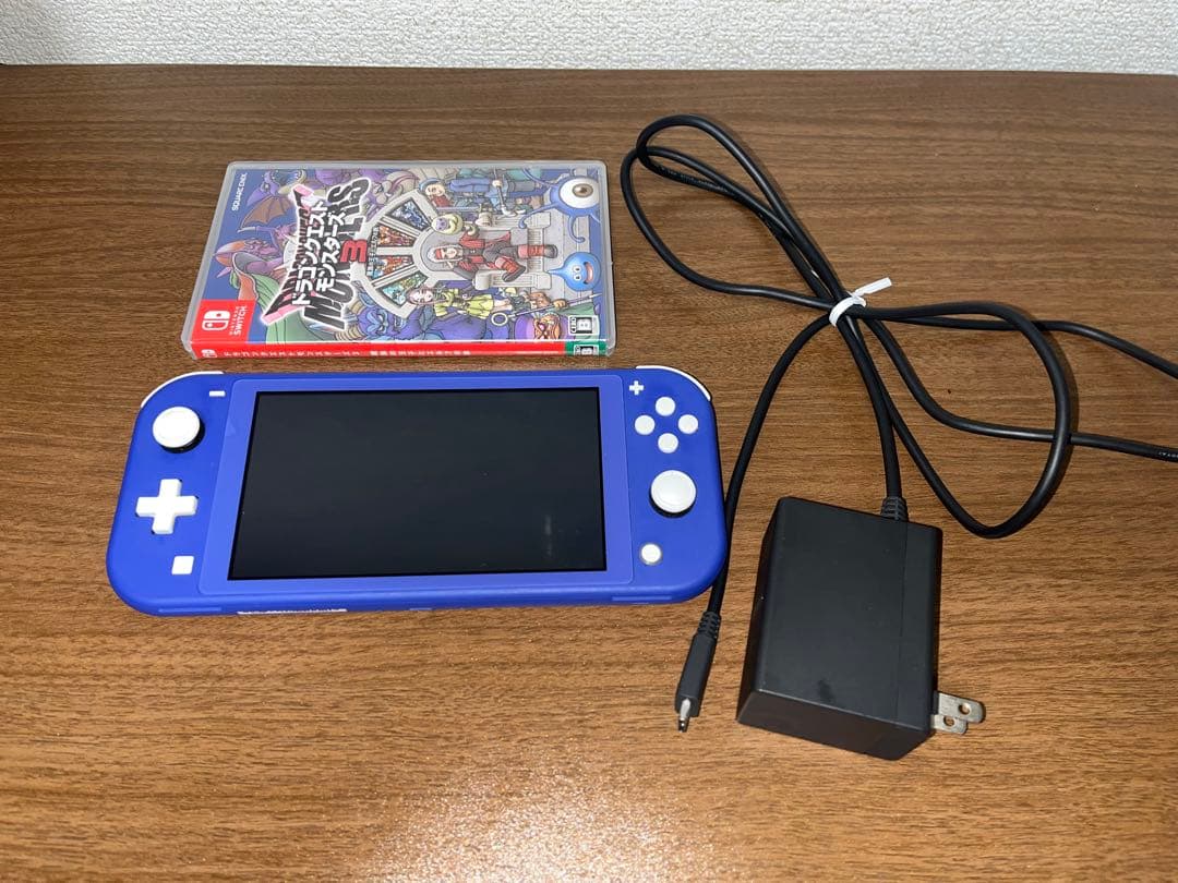 Nintendo Switch Lite 青 +ドラクエモンスターズ3+充電器