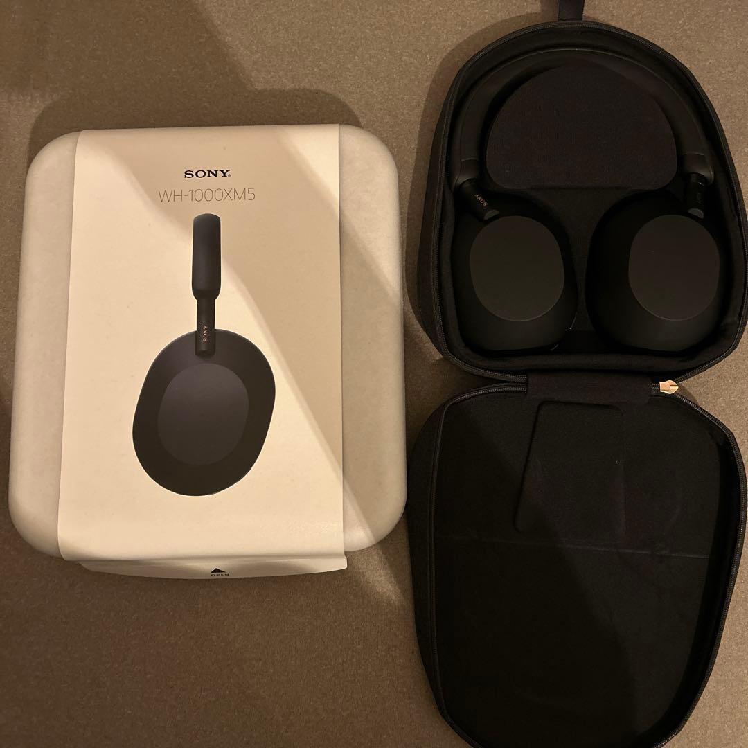 SONY WH-1000XM5 ブラック 収納ケース付き