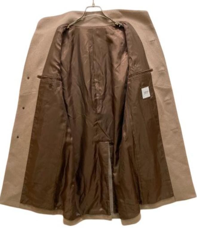 美品　TAKEO KIKUCHI　ウールカシミヤブレンド　スタンドカラー コート