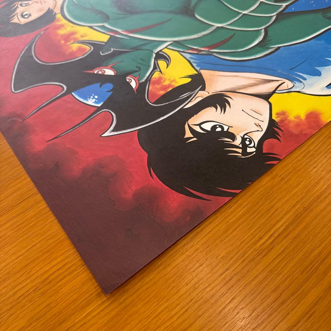 昭和 当時物　レア　デビルマン B2サイズポスター　美品