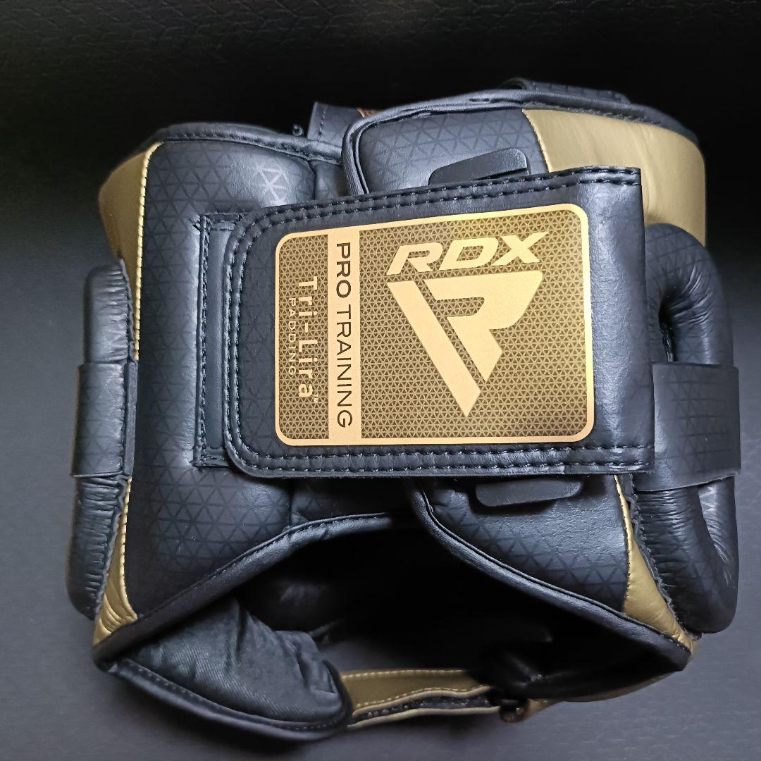 RDX ボクシング ヘッドギア フルフェイスタイプ M ブラック/ゴールド