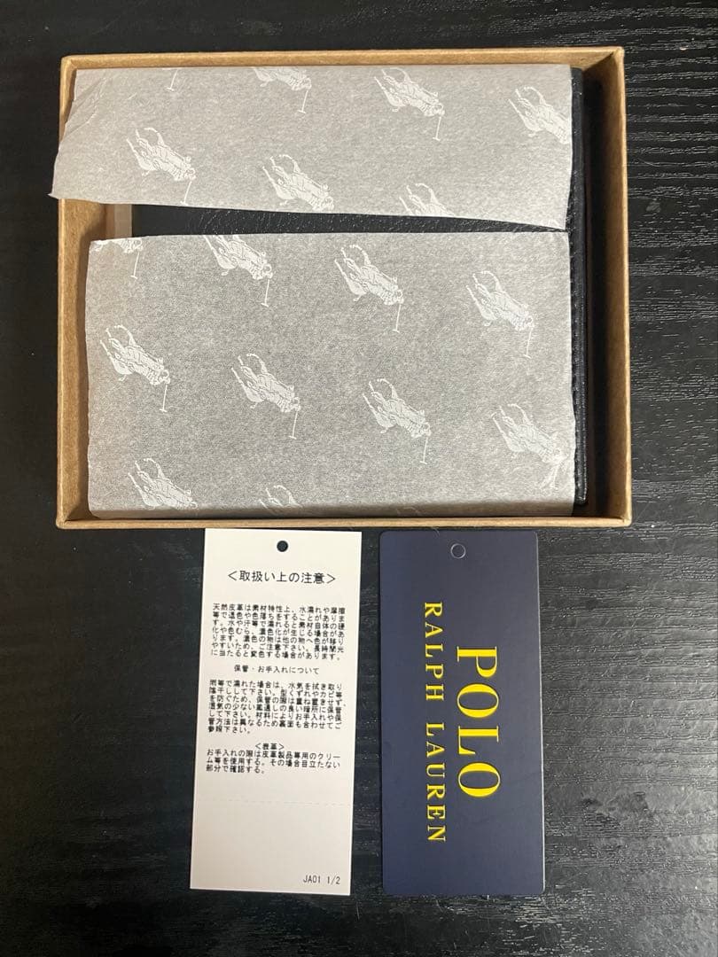 POLO RALPH LAUREN レザー ビルフォルド  ウォレット