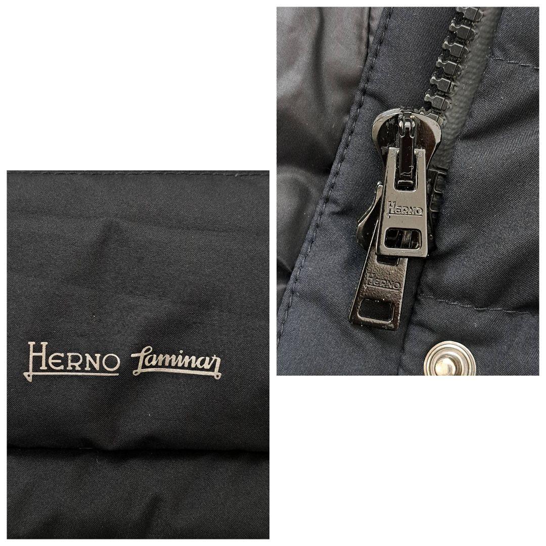 HERNO 高機能 ラミナー ゴアウィンドストッパー ダウンベスト ジレ 40