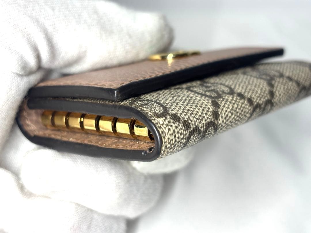 【美品】GUCCIグッチ　マーモント　6連キーケース