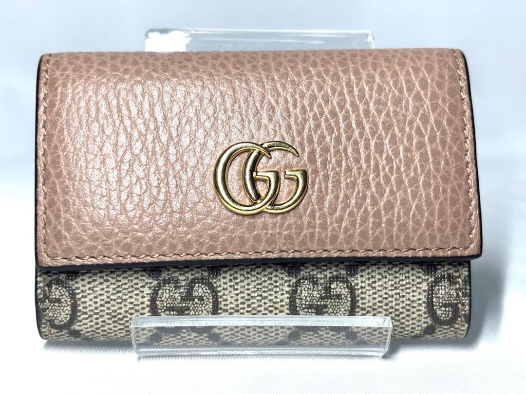 【美品】GUCCIグッチ　マーモント　6連キーケース