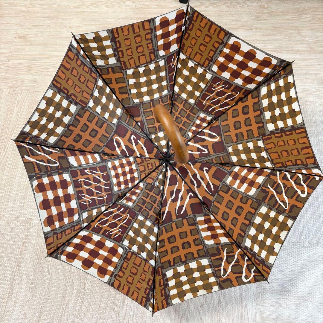 激レア 極美品 ゴチソウ gochisou 総柄アンブレラ 長傘 テキスタイル