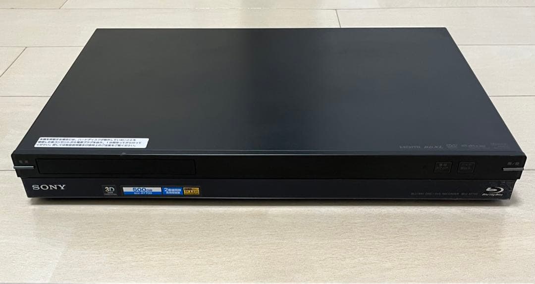 SONY Blu-ray ブルーレイレコーダー プレイヤー BDZ-AT700