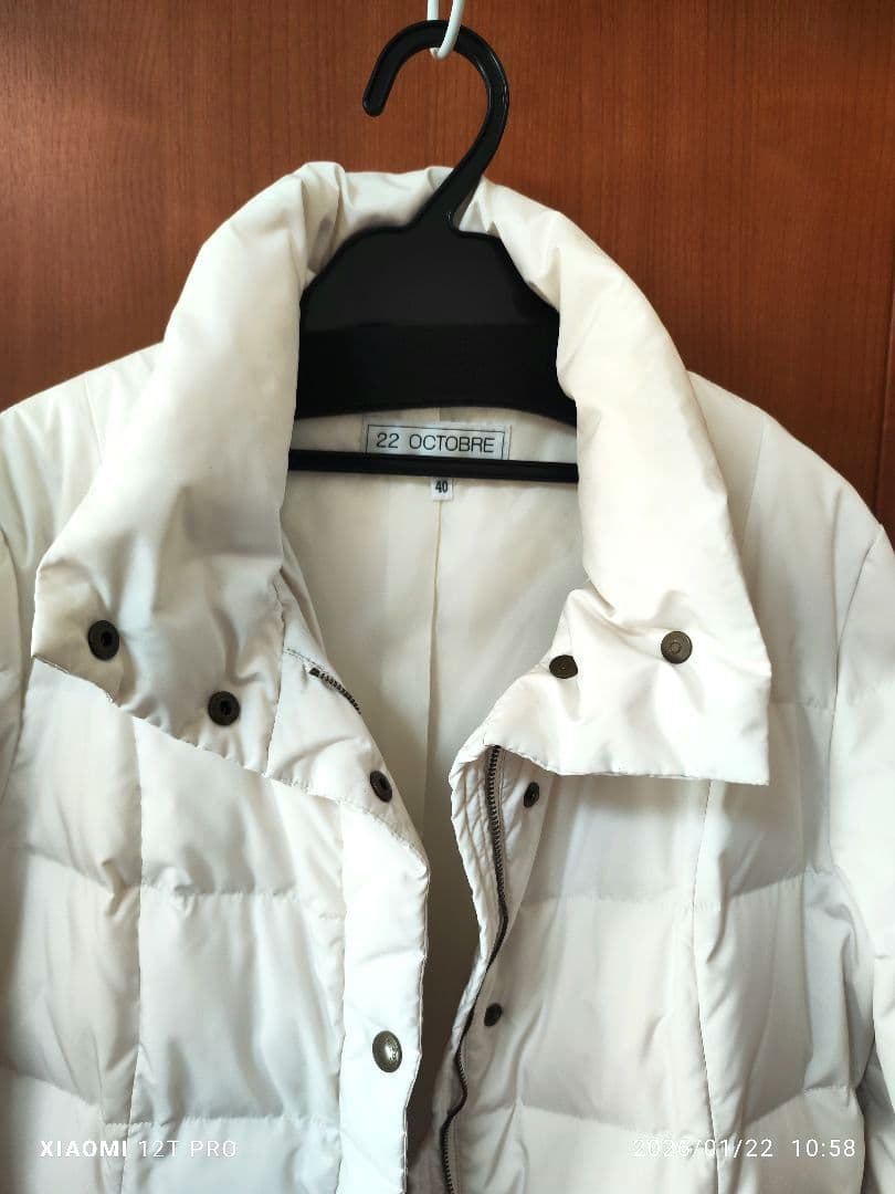 ご予約済みです✨ファー取外し可能　22 OCTOBRE ロングダウンコート