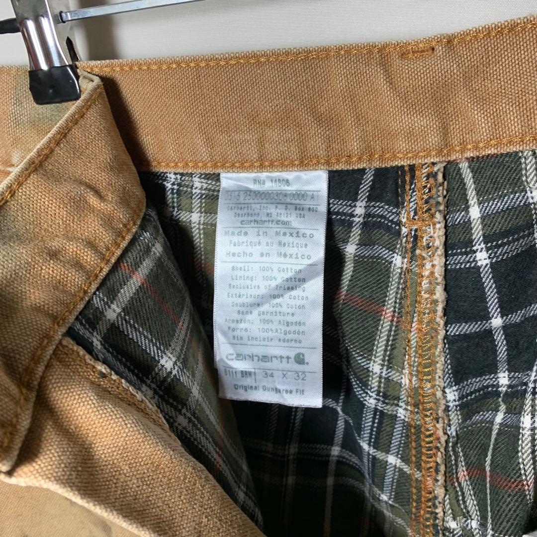 carhartt カーハート ダブルニー ペインターパンツ ダック裏ネル W34