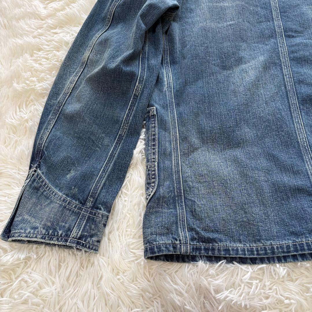 RRL コーデュロイカラー インディゴ デニム ジャケット カバーオール S