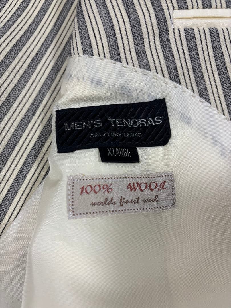 MEN'S TENORAS ストライプ スーツ　XL