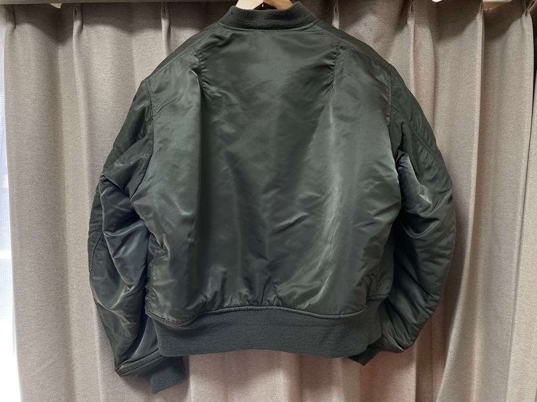 50s復刻 USA製 ALPHA B-15C MOD カーキ　L