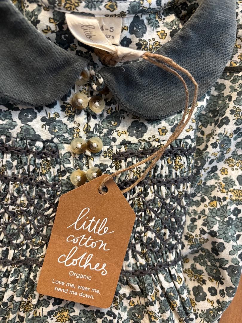 新品 Little cotton clothes　4-5y　ワンピース