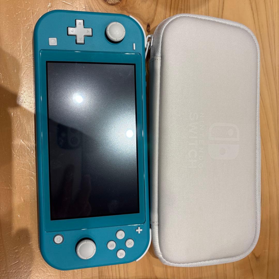 Nintendo Switch Lite 本体 青色 ケース付き