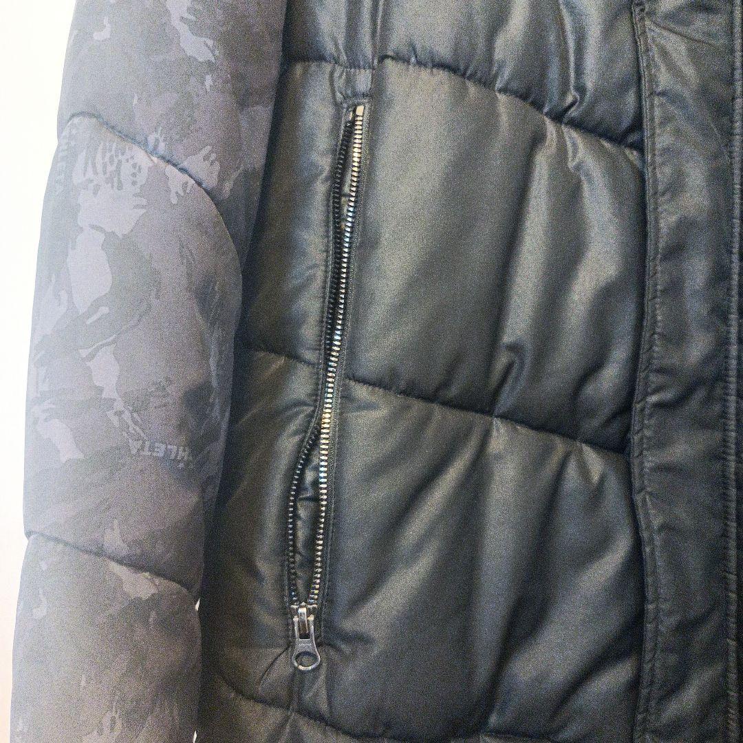 ATHLETA 迷彩柄 フード付きベンチコート M