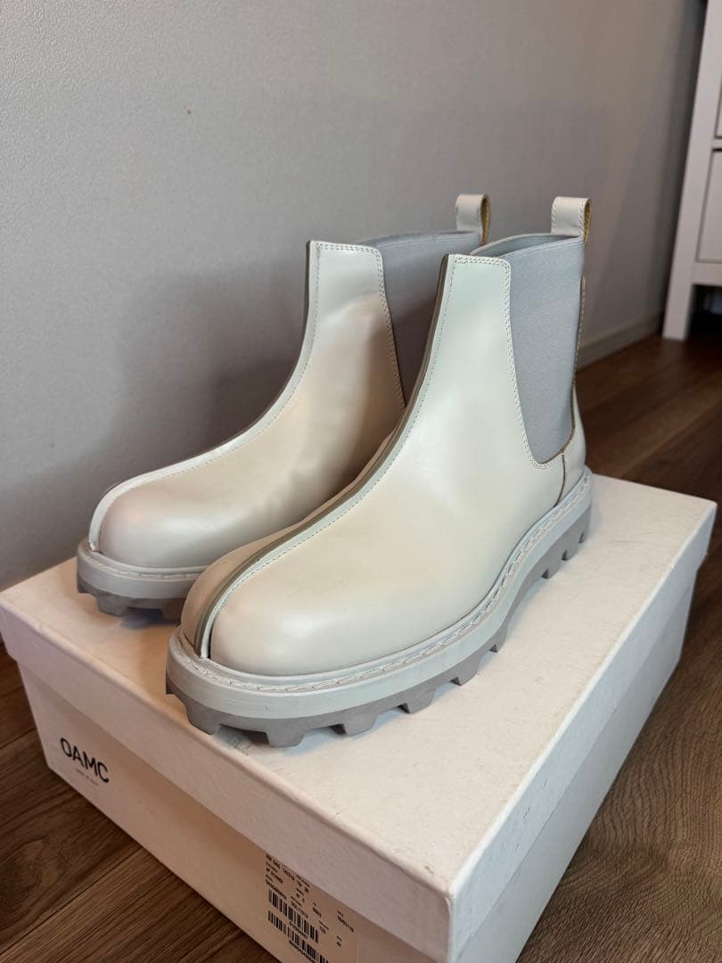 【美品】OAMC レザーサイドゴアブーツ