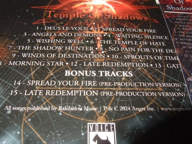 ANGRA,新品未開封,アングラ,20周年記念盤,ボーナス・トラック入り