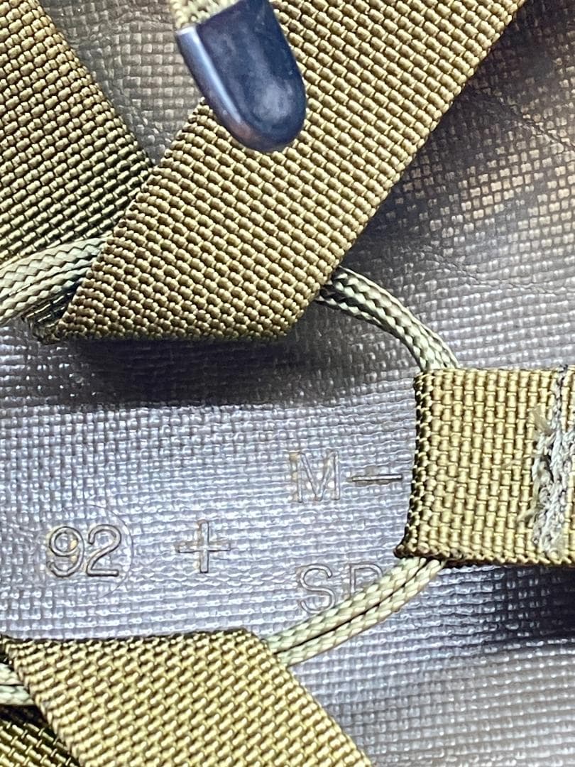 米軍　PASGT フリッツヘルメット　サイズ：M-2　ブラック　黒　軍物