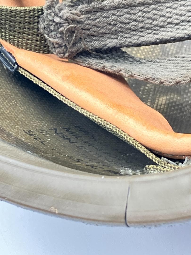 米軍　PASGT フリッツヘルメット　サイズ：M-2　ブラック　黒　軍物